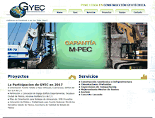 Tablet Screenshot of gyec.com.mx